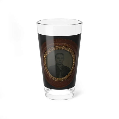 Unidentified Young Soldier In Union Uniform(2) (U.S. Civil War) Pint Glass 16oz 16oz - Go Mug Yourself