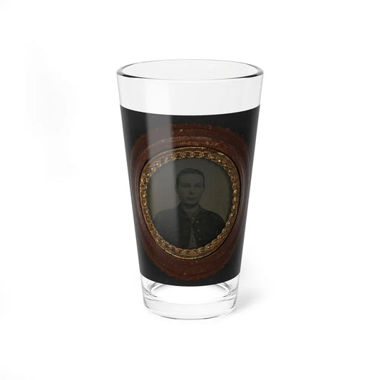 Unidentified Young Soldier In Union Uniform(2) (U.S. Civil War) Pint Glass 16oz-16oz-Go Mug Yourself