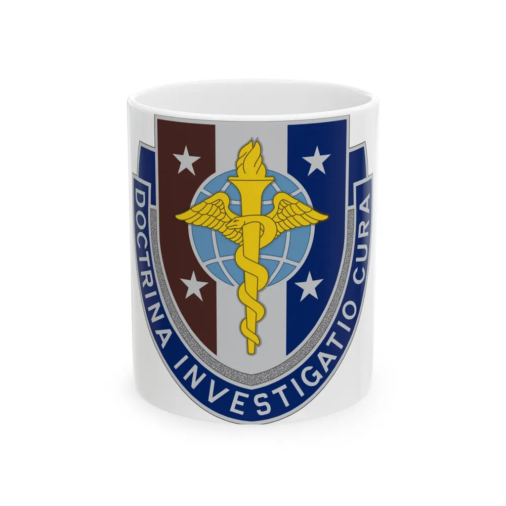 Uniformed Services University of the Health Sciences 2 (U.S. Army) White Coffee Mug-11oz-Go Mug Yourself