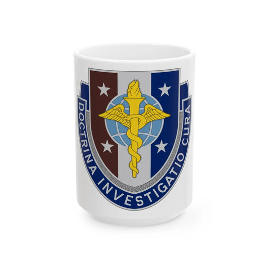 Uniformed Services University of the Health Sciences 2 (U.S. Army) White Coffee Mug-15oz-Go Mug Yourself