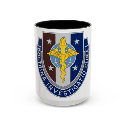 Uniformed Services University of the Health Sciences 2 (U.S. Army) Accent Coffee Mug 15oz Black - Go Mug Yourself