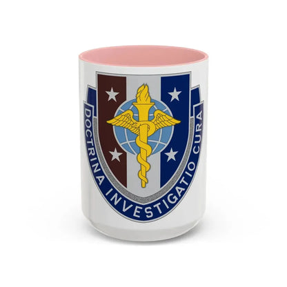 Uniformed Services University of the Health Sciences 2 (U.S. Army) Accent Coffee Mug 15oz Pink - Go Mug Yourself