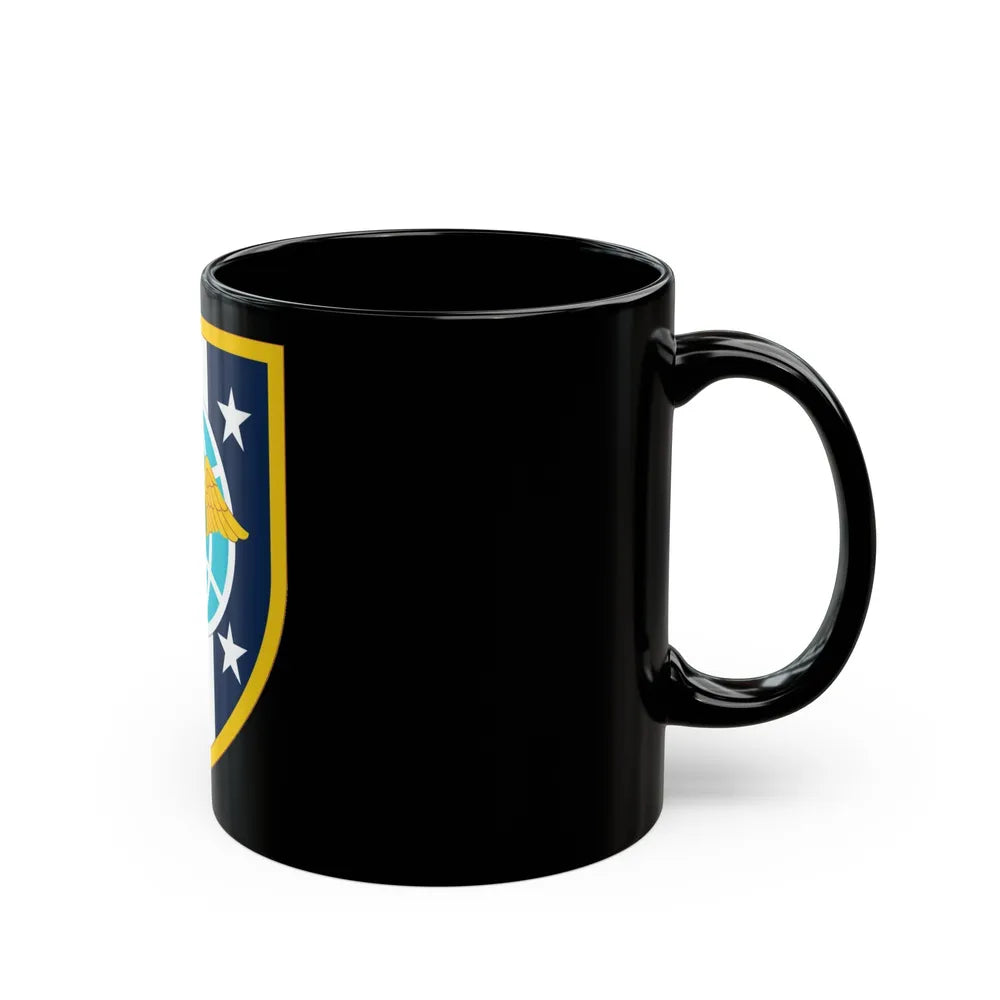 Uniformed Services University of the Health Sciences (U.S. Army) Black Coffee Mug-Go Mug Yourself