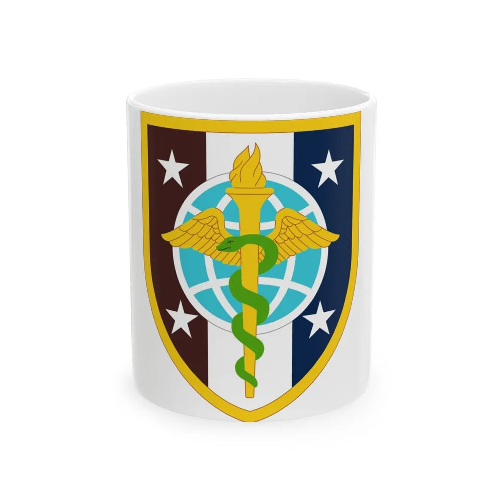 Uniformed Services University of the Health Sciences (U.S. Army) White Coffee Mug-11oz-Go Mug Yourself