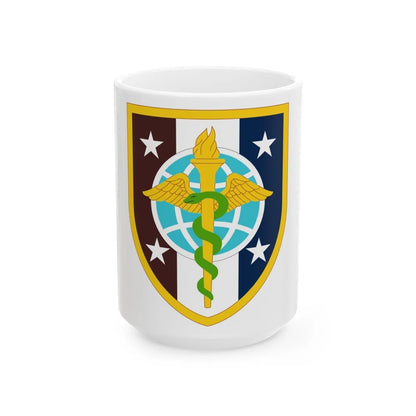 Uniformed Services University of the Health Sciences (U.S. Army) White Coffee Mug-15oz-Go Mug Yourself