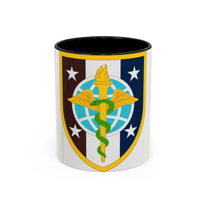 Uniformed Services University of the Health Sciences (U.S. Army) Accent Coffee Mug 11oz Black - Go Mug Yourself