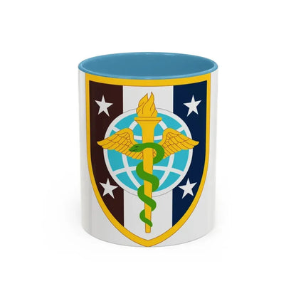 Uniformed Services University of the Health Sciences (U.S. Army) Accent Coffee Mug 11oz Light Blue - Go Mug Yourself
