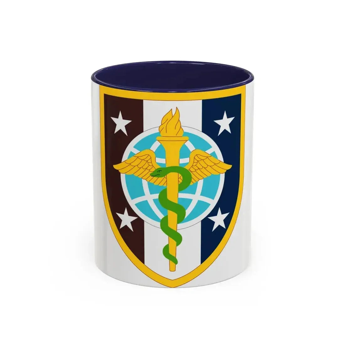 Uniformed Services University of the Health Sciences (U.S. Army) Accent Coffee Mug 11oz Navy - Go Mug Yourself