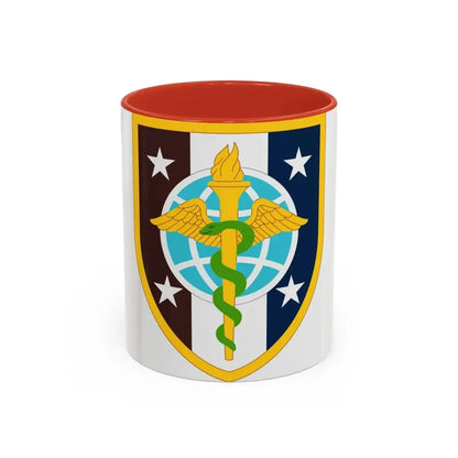Uniformed Services University of the Health Sciences (U.S. Army) Accent Coffee Mug 11oz Red - Go Mug Yourself