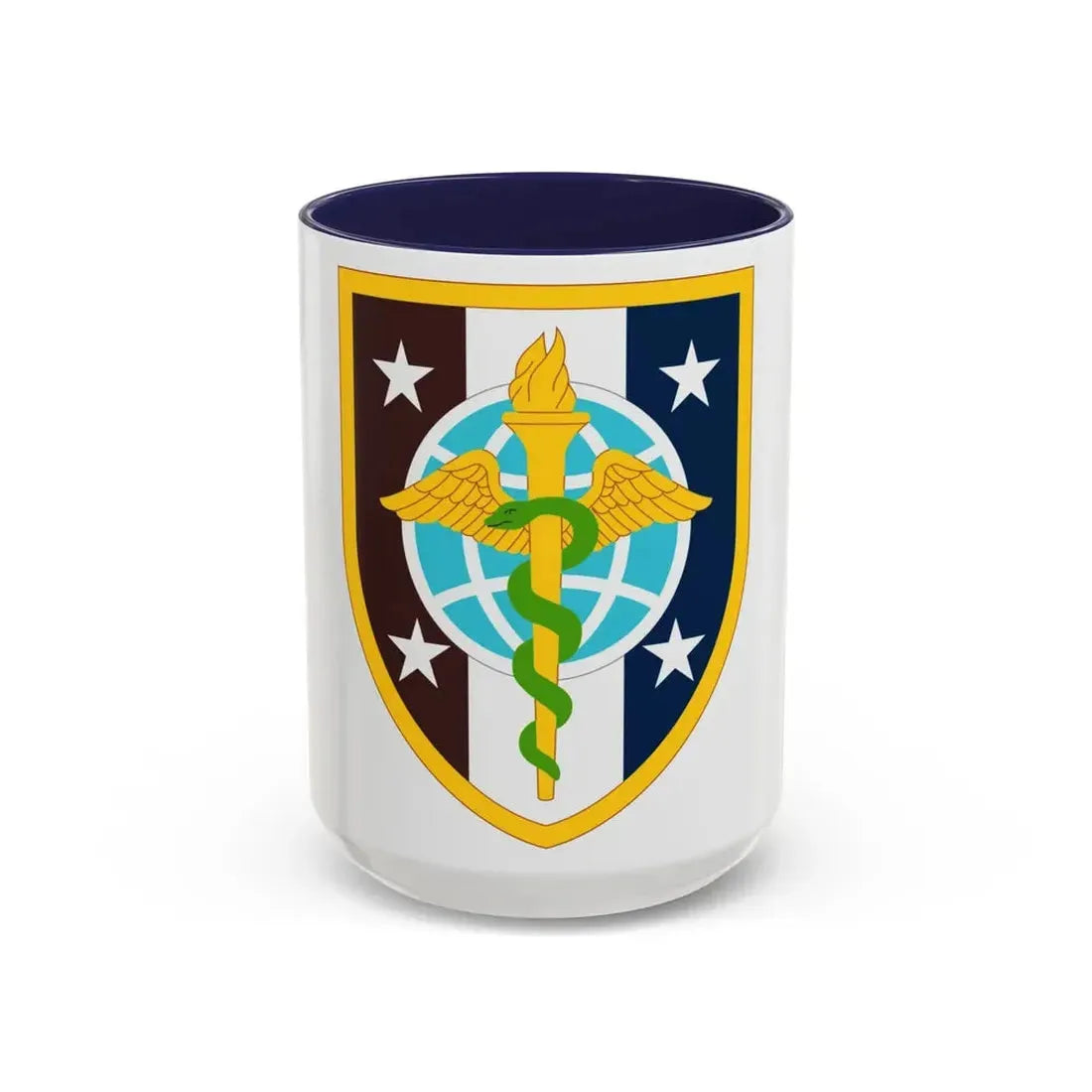 Uniformed Services University of the Health Sciences (U.S. Army) Accent Coffee Mug 15oz Navy - Go Mug Yourself