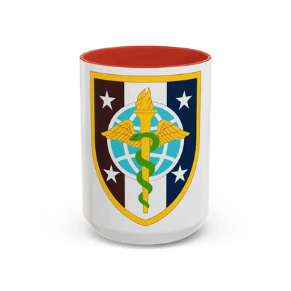 Uniformed Services University of the Health Sciences (U.S. Army) Accent Coffee Mug 15oz Red - Go Mug Yourself