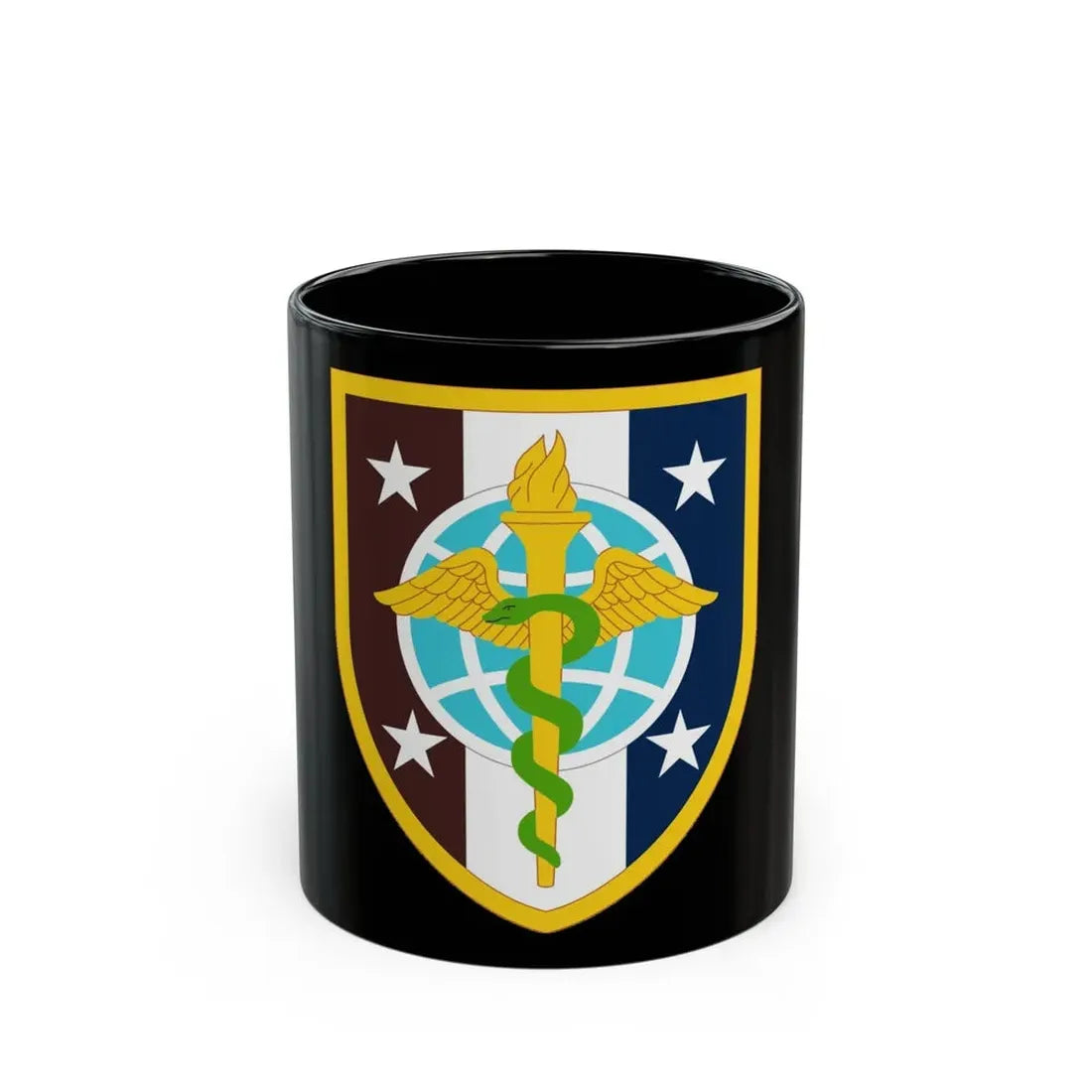 Uniformed Services University of the Health Sciences (U.S. Army) Black Coffee Mug 11oz - Go Mug Yourself