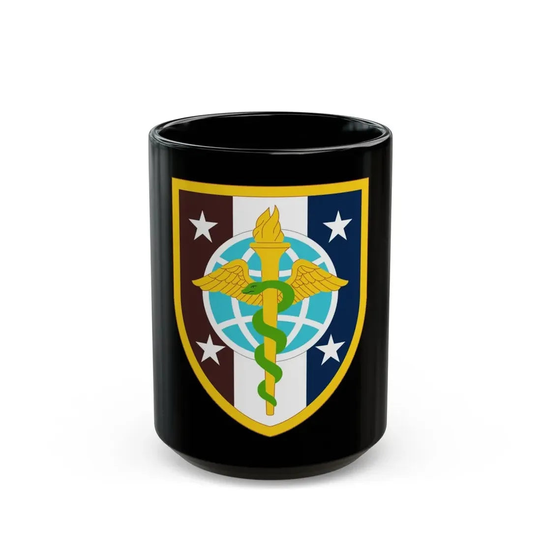Uniformed Services University of the Health Sciences (U.S. Army) Black Coffee Mug 15oz - Go Mug Yourself