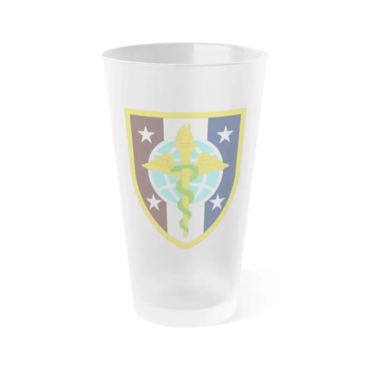 Uniformed Services University of the Health Sciences (U.S. Army) Frosted Pint Glass 16oz Default Title - Go Mug Yourself