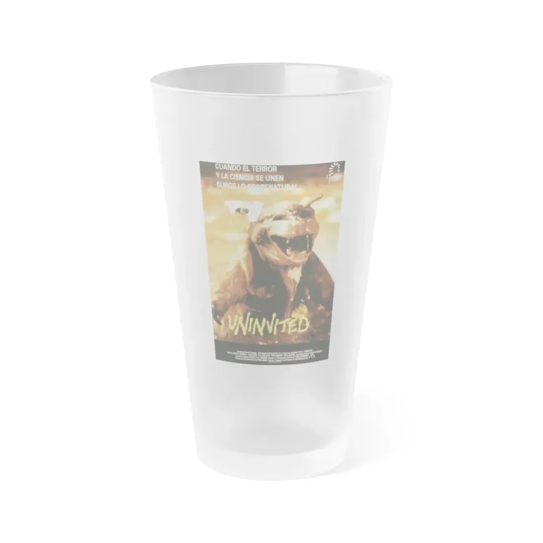 UNINVITED (2) 1987 Movie Poster - Frosted Pint Glass 16oz 16oz Frosted - Go Mug Yourself