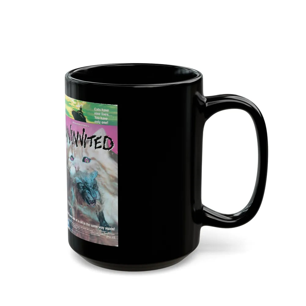 UNINVITED (VHS COVER) - Black Coffee Mug-Go Mug Yourself