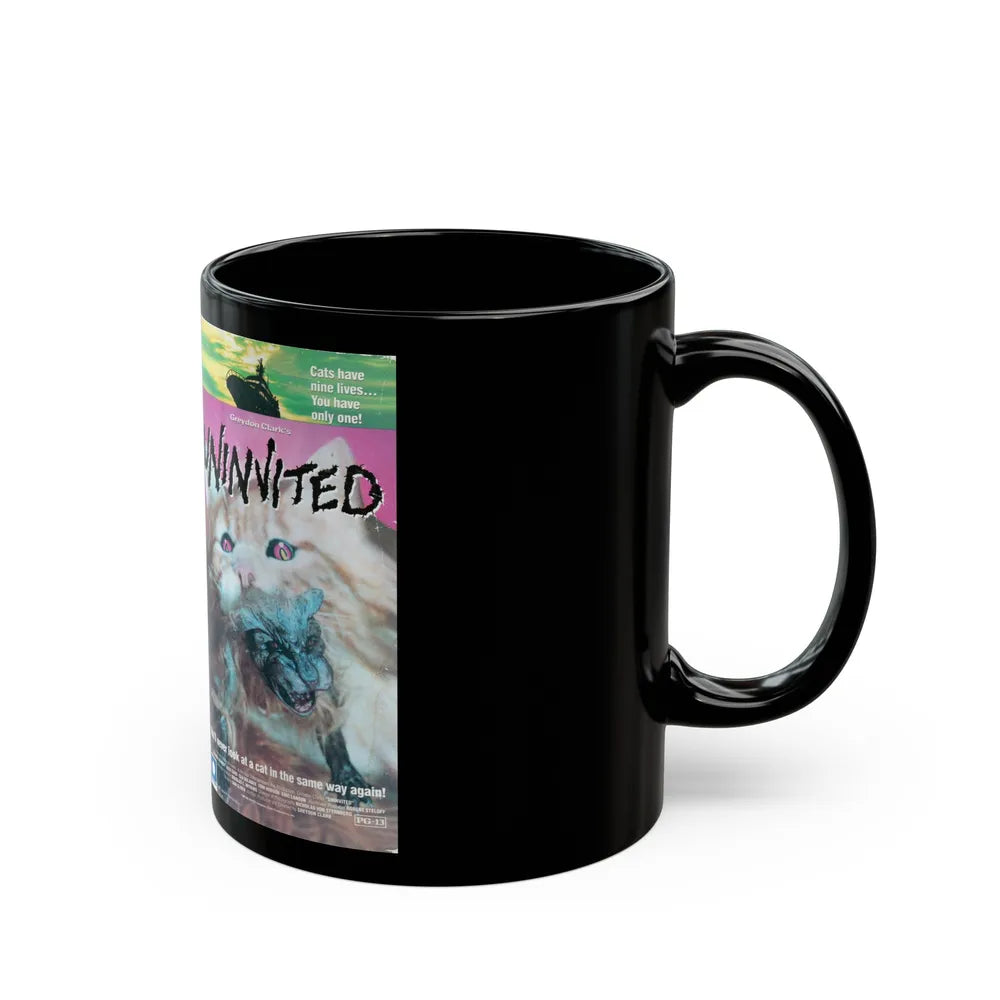 UNINVITED (VHS COVER) - Black Coffee Mug-Go Mug Yourself