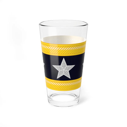 Union Army Lieutenant general rank insignia (United States) (Military Rank) Pint Glass 16oz 16oz - Go Mug Yourself