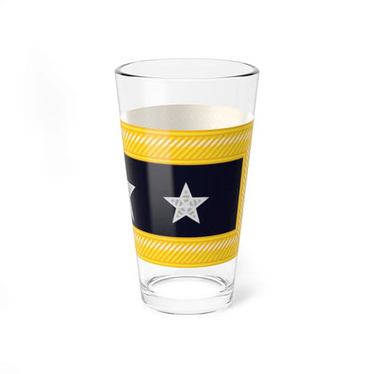 Union Army Lieutenant general rank insignia (United States) (Military Rank) Pint Glass 16oz - Go Mug Yourself