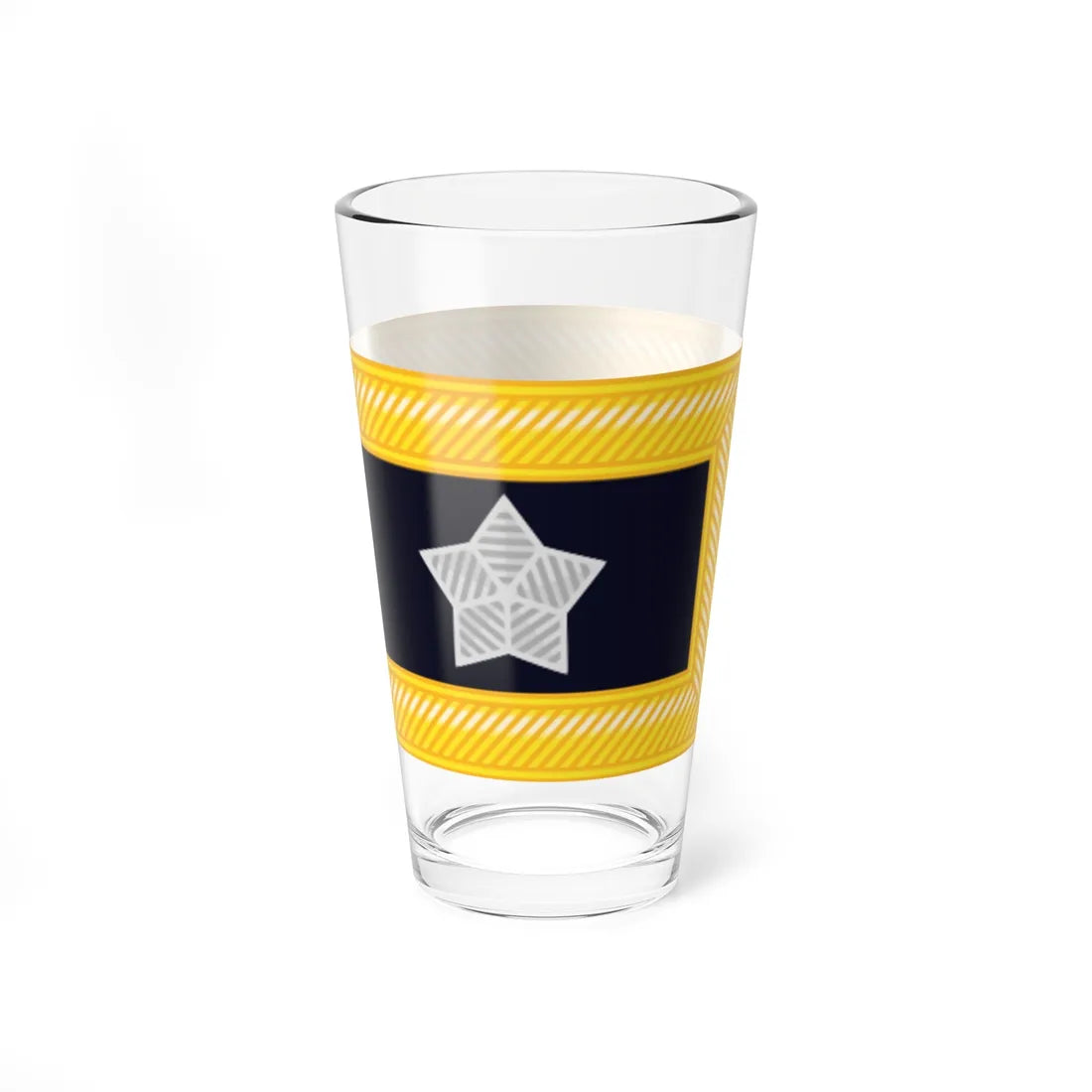 Union Army major general rank insignia (United States) (Military Rank) Pint Glass 16oz - Go Mug Yourself