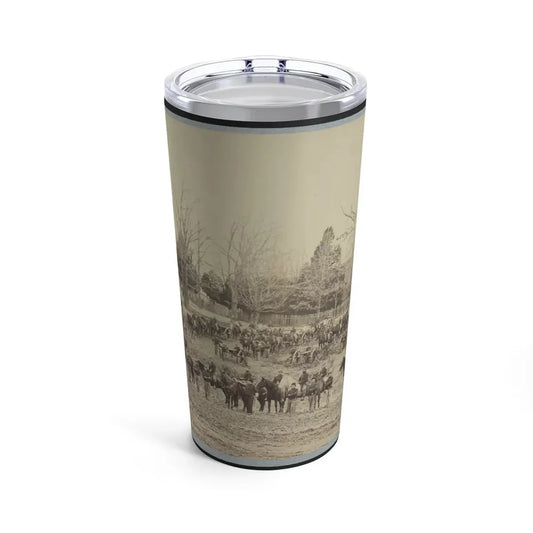 Union Artillery Unit Posing With Horses And Cannons (U.S. Civil War) Tumbler 20oz 20oz - Go Mug Yourself