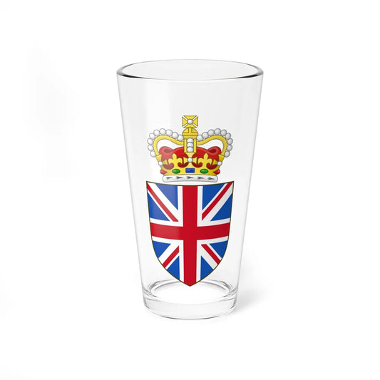 Union Badge of the United Kingdom (United Kingdom) (Coat of Arms) Pint Glass 16oz 16oz - Go Mug Yourself