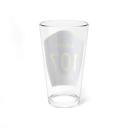 Union County Route 107 MS (Mississippi) (Road Sign) Pint Glss 16oz - Go Mug Yourself