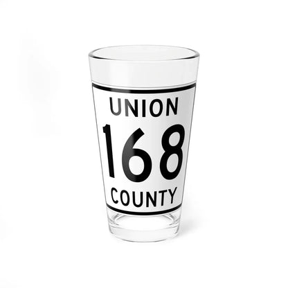 Union County Route 168 OH (Ohio) (Road Sign) Pint Glass 16oz 16oz - Go Mug Yourself