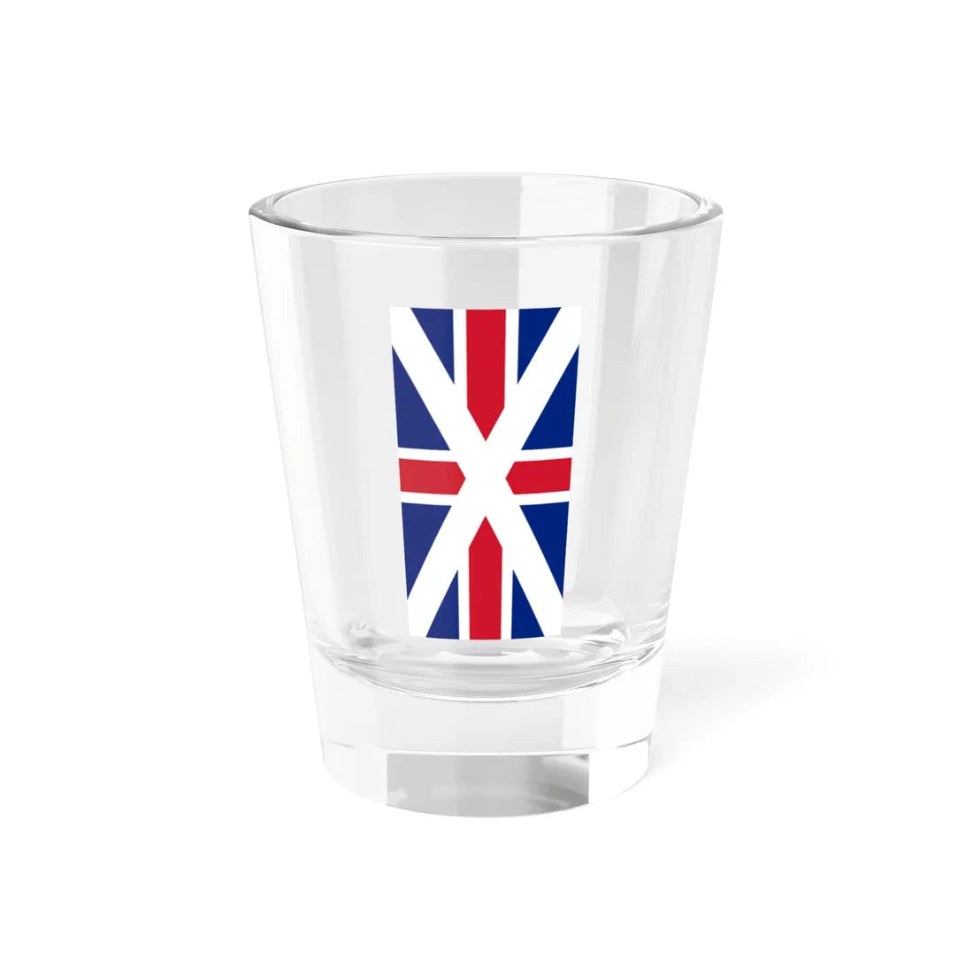 Union Jack 1606 Scotland vertical (United Kingdom) Shot Glass 1.5oz 1.5oz - Go Mug Yourself