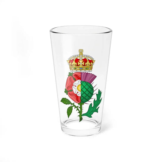Union of the Crowns Royal Badge - Pint Glass 16oz 16oz - Go Mug Yourself