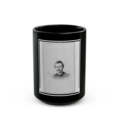 Union Officer In The 32nd Indiana Regiment, Full-Length Portrait, Facing Front (U.S. Civil War) Black Coffee Mug 15oz - Go Mug Yourself