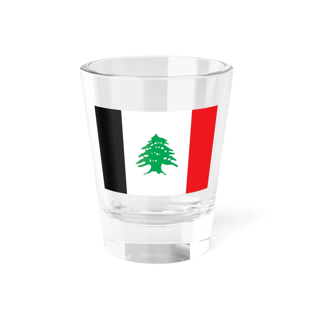 Union Party Lebanon flag (Lebanon) Shot Glass 1.5oz - Go Mug Yourself