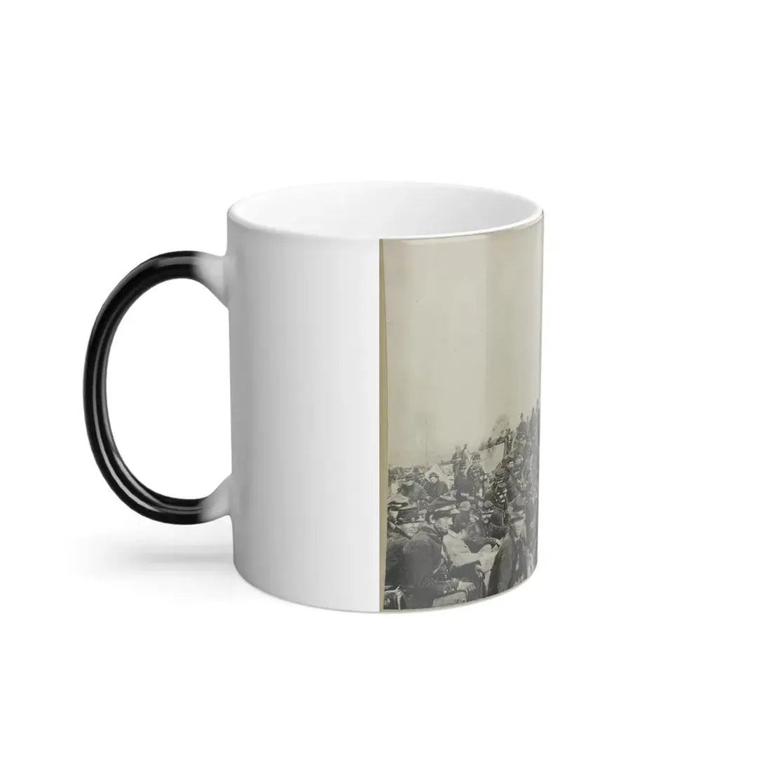 Union Soldiers Entrenched Along the West Bank of the Rappahannock River at Fredericksburg, Virginia (U.S. Civil War) Color Changing Coffee Mug 11oz - Go Mug Yourself