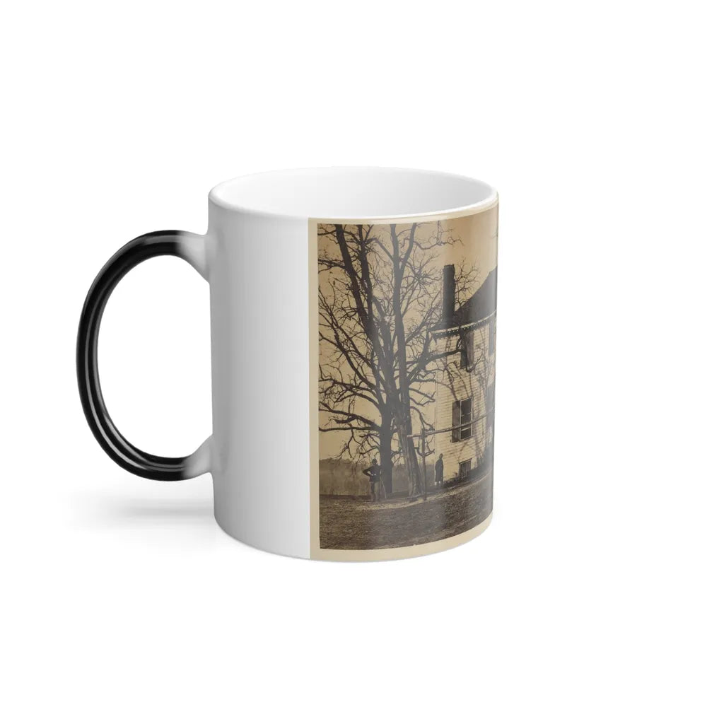 Union Soldiers in Front of a House (U.S. Civil War) Color Changing Coffee Mug 11oz-Go Mug Yourself