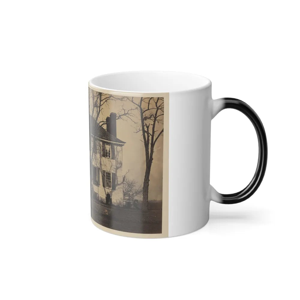 Union Soldiers in Front of a House (U.S. Civil War) Color Changing Coffee Mug 11oz-Go Mug Yourself