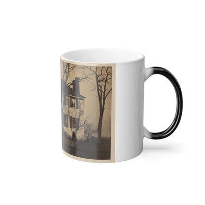Union Soldiers in Front of a House (U.S. Civil War) Color Changing Coffee Mug 11oz-Go Mug Yourself