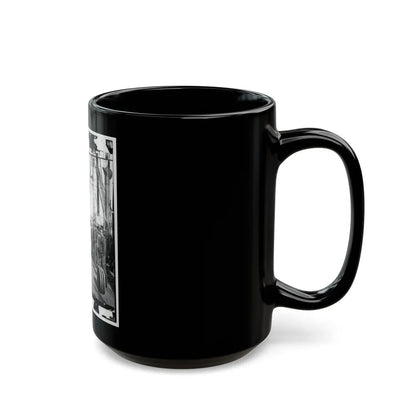 Union Soldiers On Deck Of U.S.S. New Hampshire, Off Charleston, S.C. (U.S. Civil War) Black Coffee Mug-Go Mug Yourself