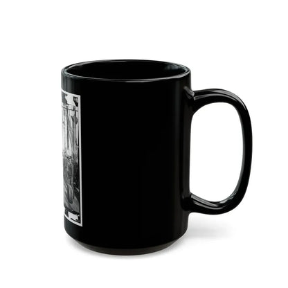 Union Soldiers On Deck Of U.S.S. New Hampshire, Off Charleston, S.C. (U.S. Civil War) Black Coffee Mug - Go Mug Yourself