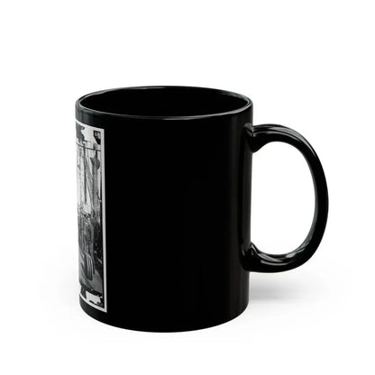 Union Soldiers On Deck Of U.S.S. New Hampshire, Off Charleston, S.C. (U.S. Civil War) Black Coffee Mug - Go Mug Yourself