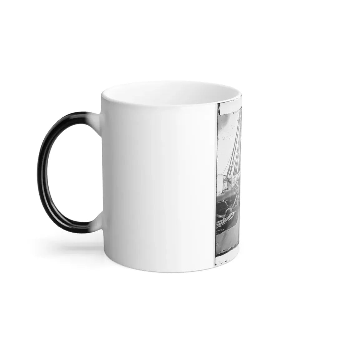 Union Soldiers on Deck of U.S.S. New Hampshire, Off Charleston, S.C. (U.S. Civil War) Color Changing Coffee Mug 11oz - Go Mug Yourself