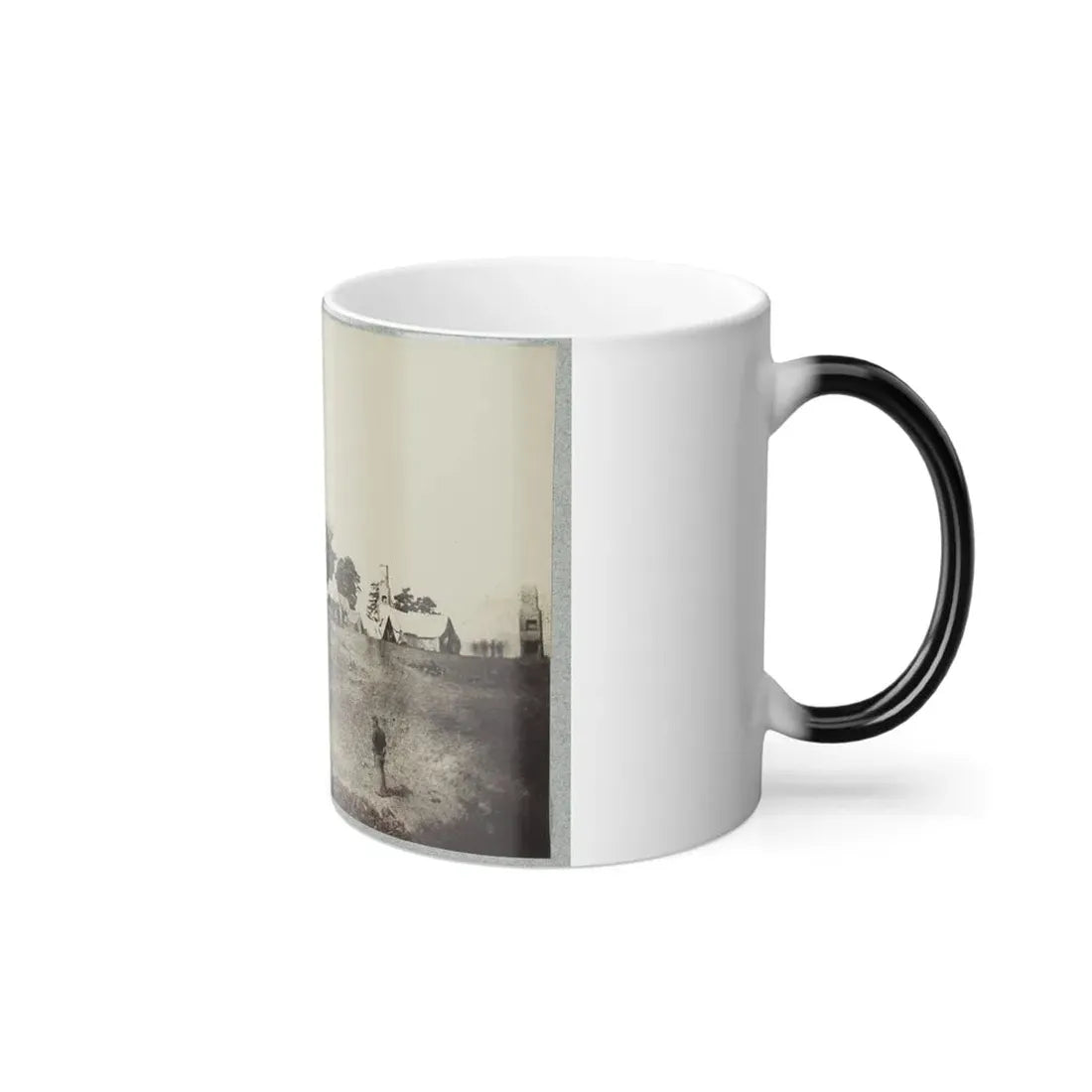 Union Soldiers Stand in Front of Their Camp (U.S. Civil War) Color Changing Coffee Mug 11oz - Go Mug Yourself