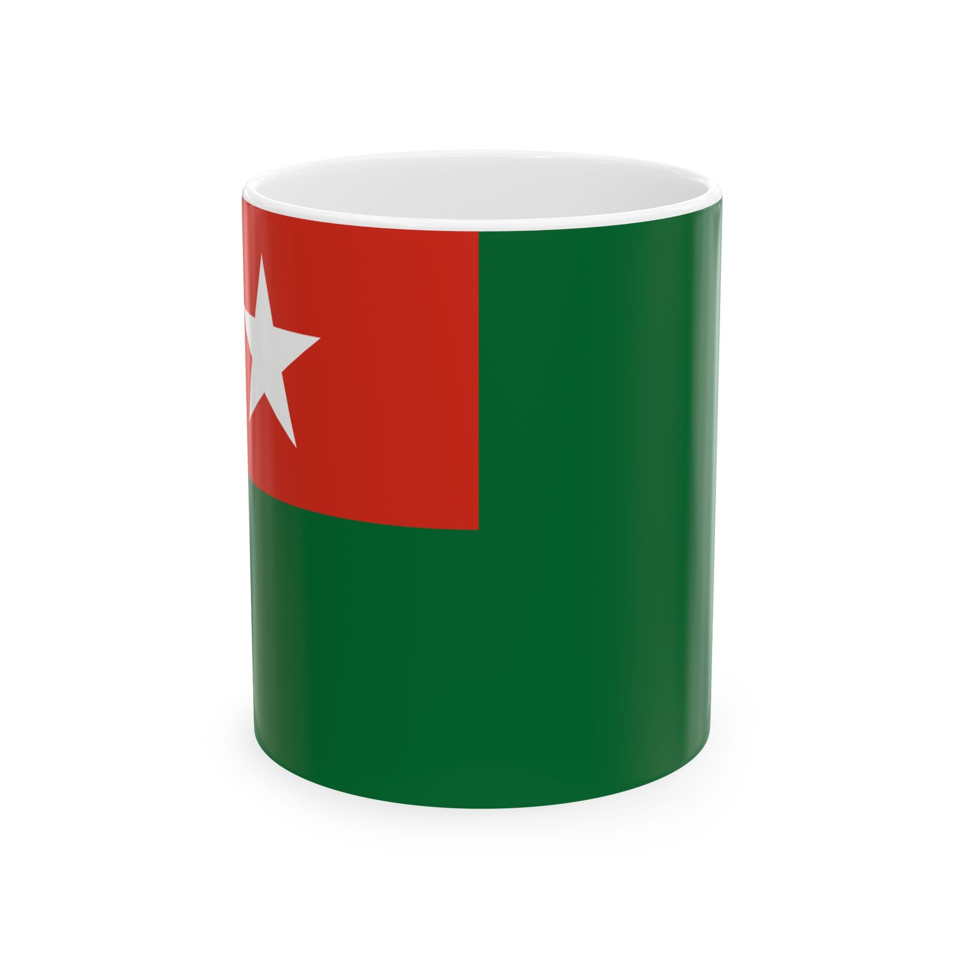 Union Solidarity and Development Association flag (Myanmar) White Coffee Mug-11oz-Go Mug Yourself