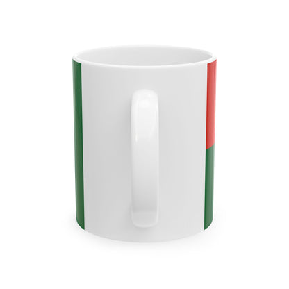 Union Solidarity and Development Association flag (Myanmar) White Coffee Mug-Go Mug Yourself