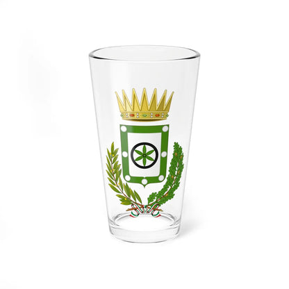 Unione Montana dei Comuni dellAppennino Reggiano-Stemma (Italy) (Coat of Arms) Pint Glass 16oz 16oz - Go Mug Yourself