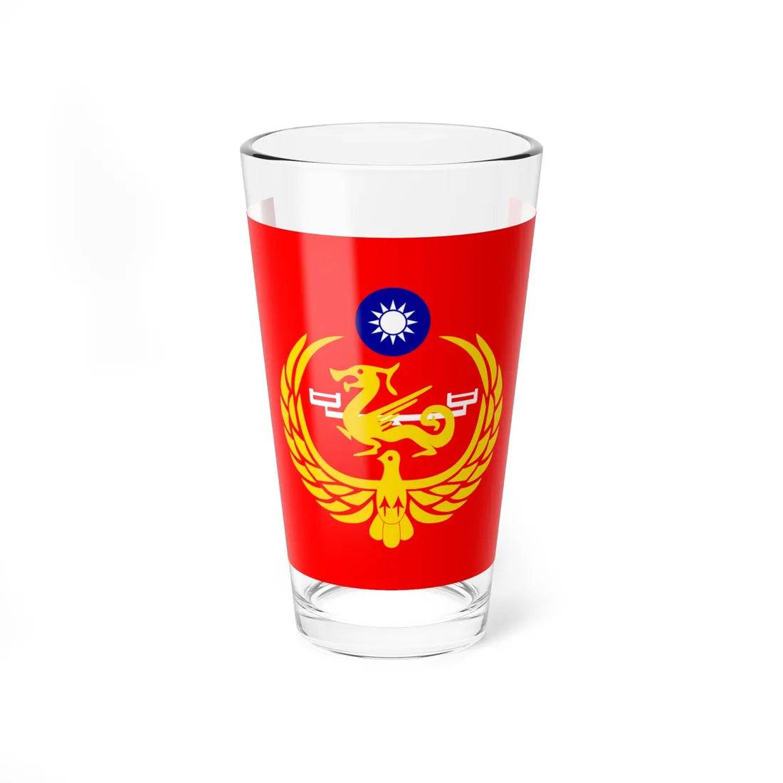 Unit Flag of Coast Guard of ROC (China) Pint Glass 16oz 16oz - Go Mug Yourself
