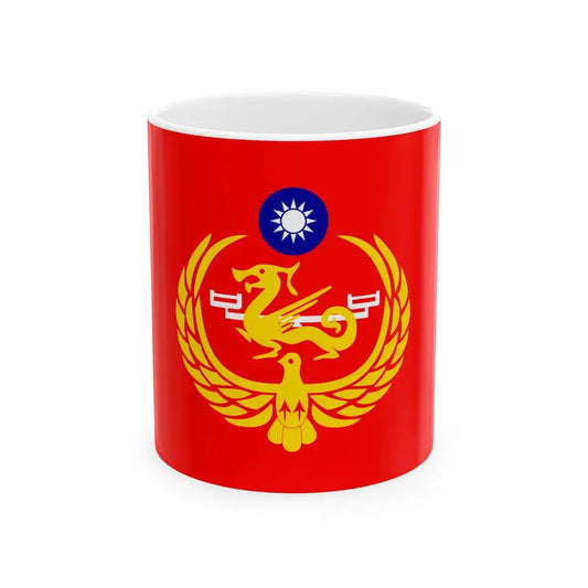 Unit Flag of Coast Guard of ROC (China) White Coffee Mug 11oz - Go Mug Yourself