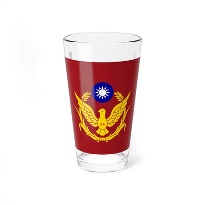 Unit Flag of ROC Police (China) Pint Glass 16oz 16oz - Go Mug Yourself