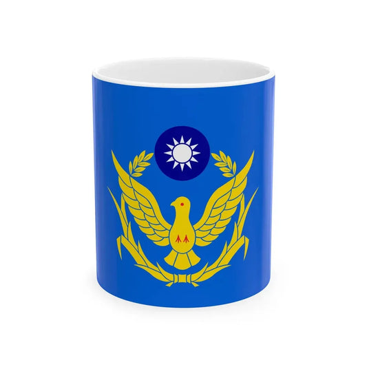 Unit Flag of Volunteer Police of ROC (China) White Coffee Mug 11oz - Go Mug Yourself