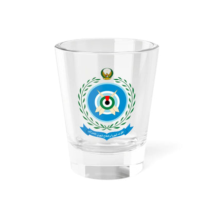 United Arab Emirates Air Force (United Arab Emirates) (Coat of Arms) Shot Glass 1.5oz 1.5oz - Go Mug Yourself