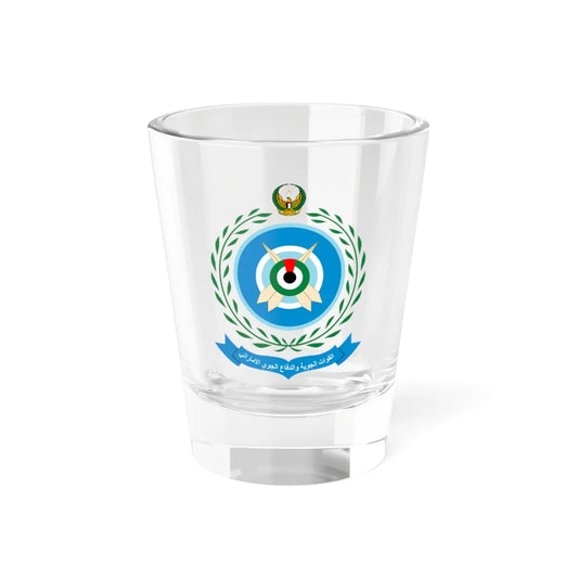 United Arab Emirates Air Force (United Arab Emirates) (Coat of Arms) Shot Glass 1.5oz 1.5oz - Go Mug Yourself